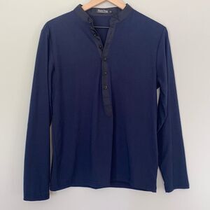 Xuan Ying Large Navy Long Sleeve Shirt